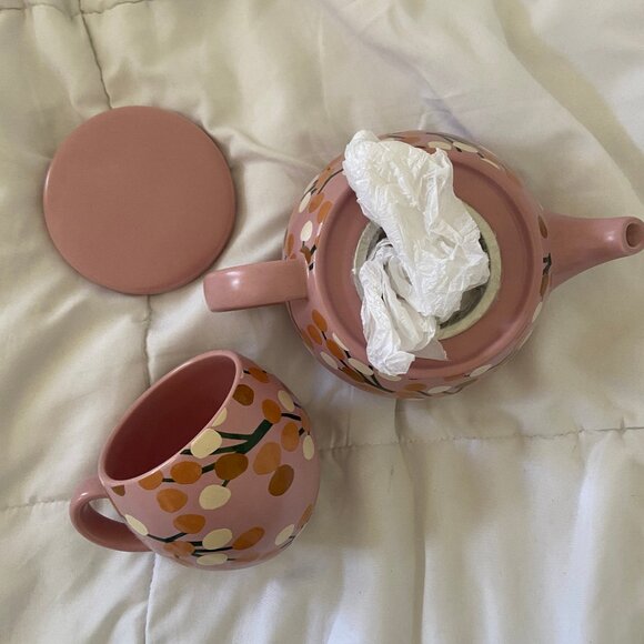 Indigo Tea Cup and Teapot Set - Picture 1 of 9